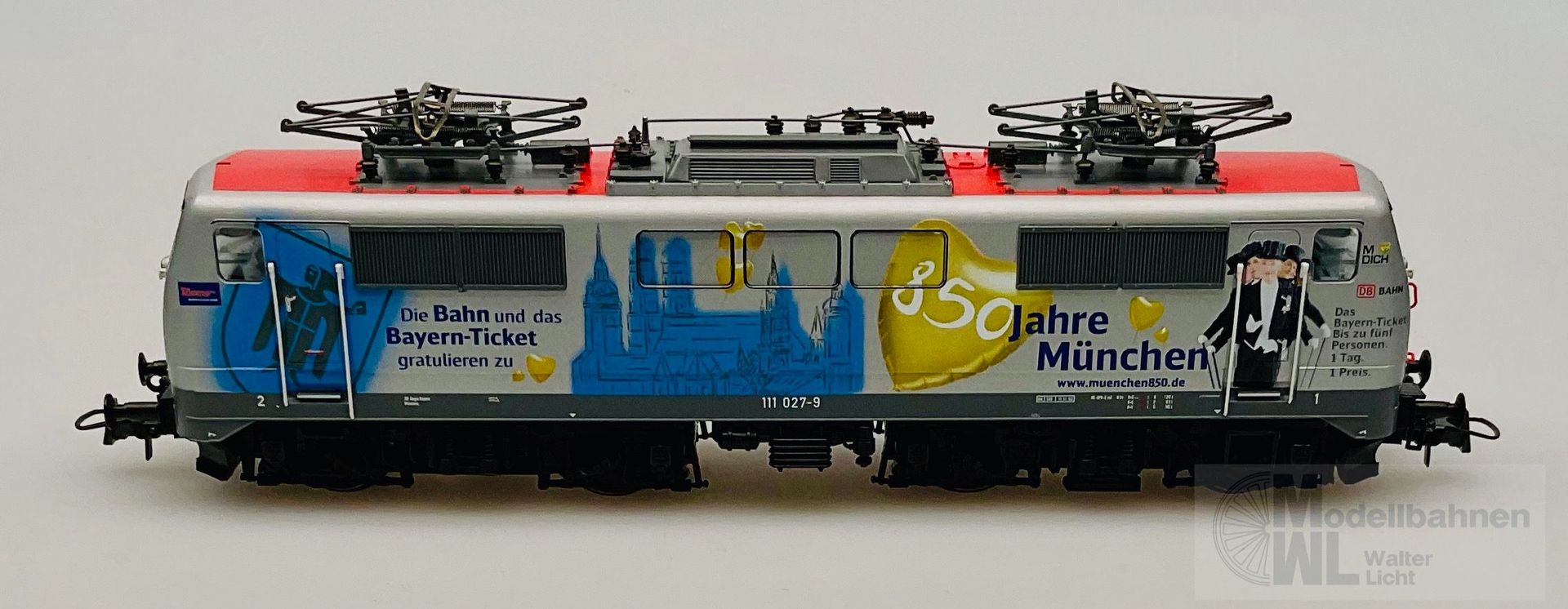 Roco 63695 - Roco - E-Lok BR 111 027-9 DB 850 Jahre München H0/GL